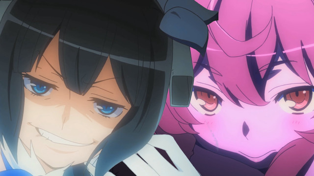 Anime characters blue eyes pink free wallpaper - medium preview image