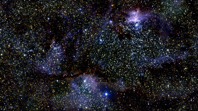 Cluster stars sky blue center free wallpaper - medium preview image