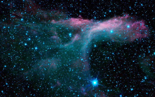 Large star cluster bright blue #6 free wallpaper - medium preview image