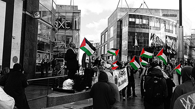 City street protest berlin secession free wallpaper - medium preview image
