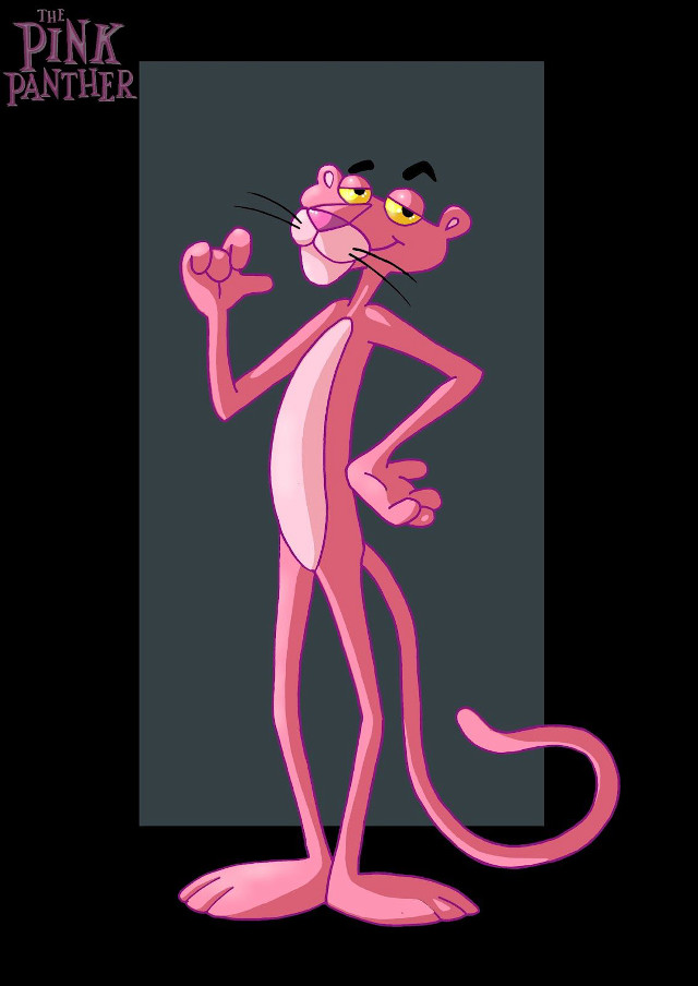 Pink cartoon cat furry happy free wallpaper - medium preview image