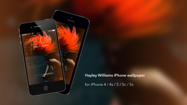 Two cell phones woman red free wallpaper - medium preview image