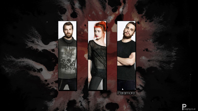 People black background red paint free wallpaper - medium preview image