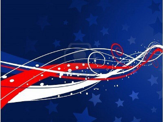Patriotic background stars swirls blue free wallpaper - medium preview image