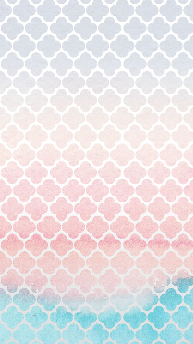 Watercolor painting pink blue ocean free wallpaper - medium preview image