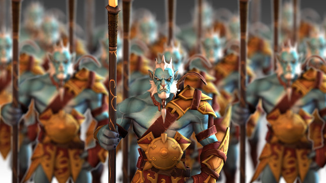 Animated characters swords line group free wallpaper - medium preview image