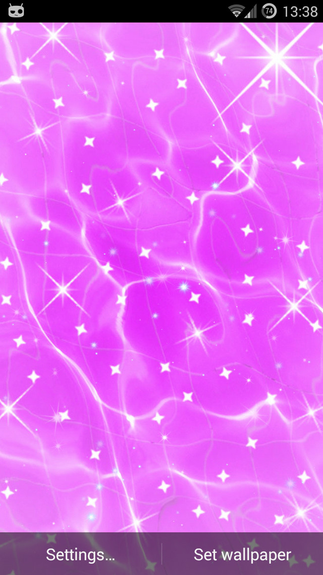 Pink background stars bubbles pattern free wallpaper - medium preview image