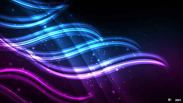 Purple blue background waves bubbles free wallpaper - medium preview image