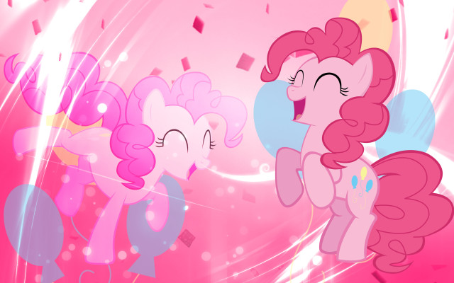 Pink pony pink hologram smile free wallpaper - medium preview image