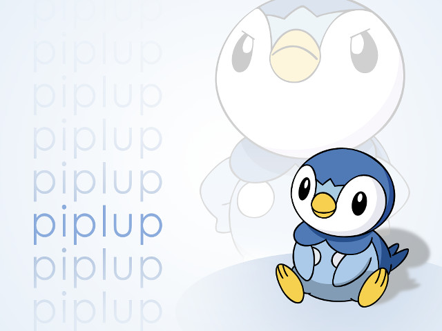 Blue penguin sitting ground white free wallpaper - medium preview image