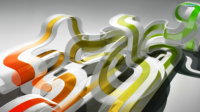 Colorful abstract design white background #2 free wallpaper - medium preview image