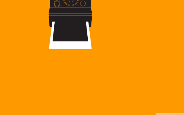 Camera yellow wall black white free wallpaper - medium preview image