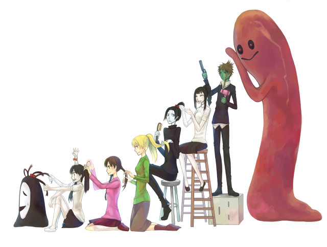 Group people red object woman free wallpaper - medium preview image