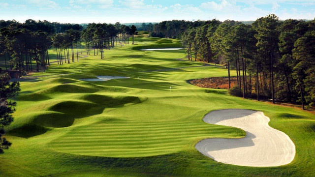 Golf course green sand trap #2 free wallpaper - medium preview image