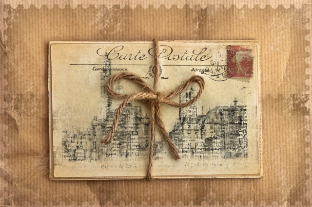 Book bow postcard polite mail free wallpaper - medium preview image