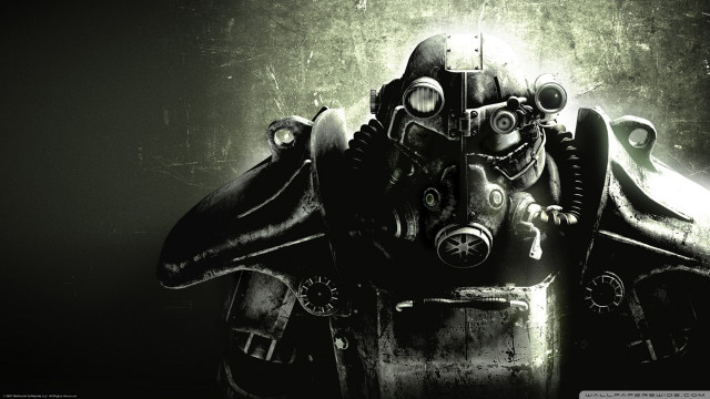 Man gasmask suit automaticist 4k free wallpaper - medium preview image