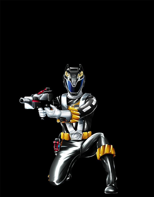 Man silver suit gun pointing free wallpaper - medium preview image
