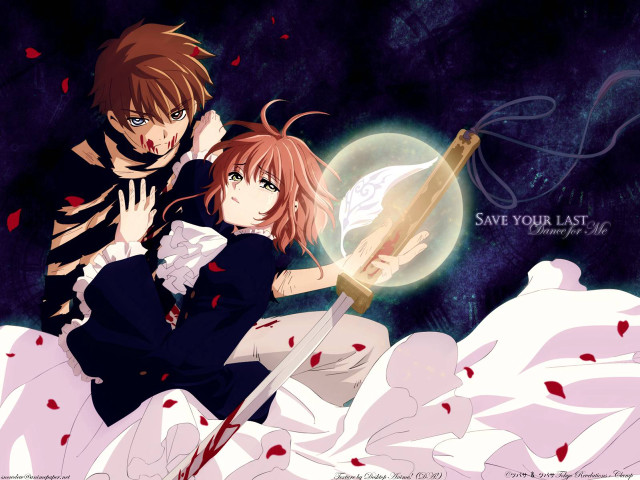Anime couple bed blood hands free wallpaper - medium preview image