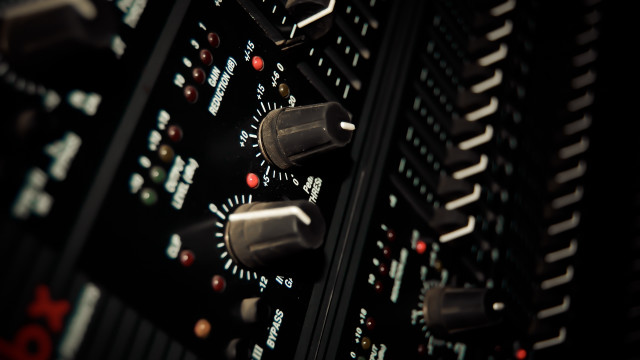 Control panel knobs switches red free wallpaper - medium preview image