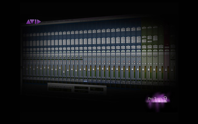 Avid media logo dark background free wallpaper - medium preview image