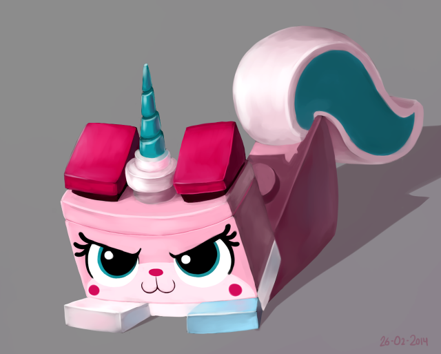 Pink toy unicorn horn blue free wallpaper - medium preview image