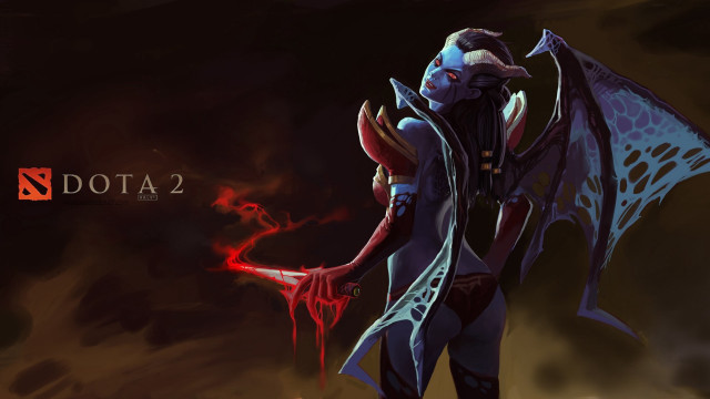 Dota2 character sword demon red free wallpaper - medium preview image