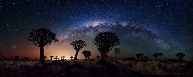 Night sky stars milky way free wallpaper - medium preview image