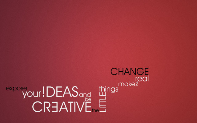 Red change multilingual words buckminsterfuller free wallpaper - medium preview image