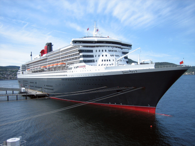 Cruise ship docked pier water free wallpaper - medium preview image