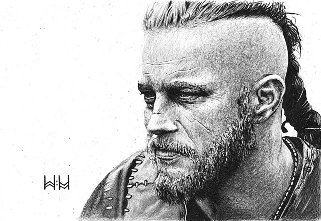 Bearded mohawk man leather jacket free wallpaper - medium preview image