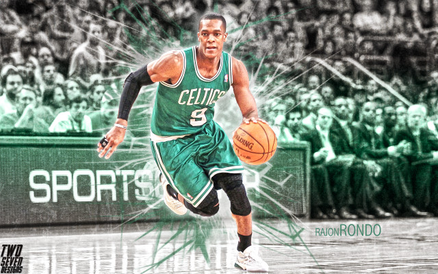 Man green jersey running basketball free wallpaper - medium preview image