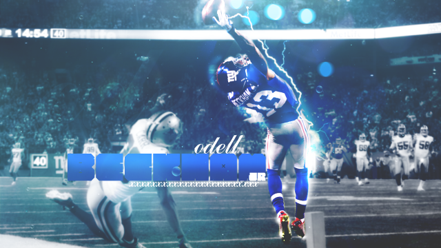 Football player jumping catch stadium free wallpaper - medium preview image