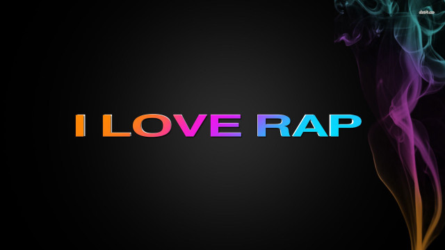 Colorful smoke i love rap free wallpaper - medium preview image