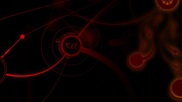 Red abstract background circles lines free wallpaper - medium preview image