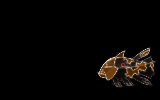 Goldfish red eye dark water free wallpaper - medium preview image