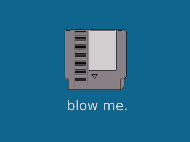 Floppy disk blow me blue free wallpaper - medium preview image