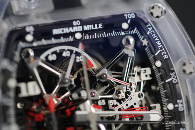 Watch black red hands kinetic free wallpaper - medium preview image