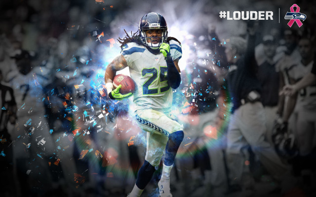 Football player running ball confetti #2 free wallpaper - medium preview image