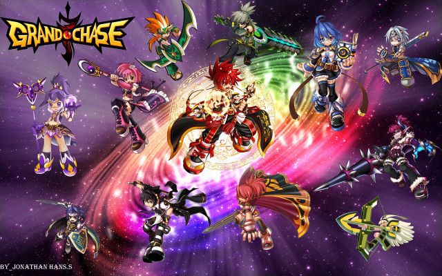 Cartoon characters space stars purple free wallpaper - medium preview image