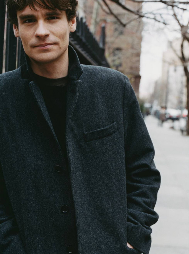 Man coat jeans hands pockets free wallpaper - medium preview image