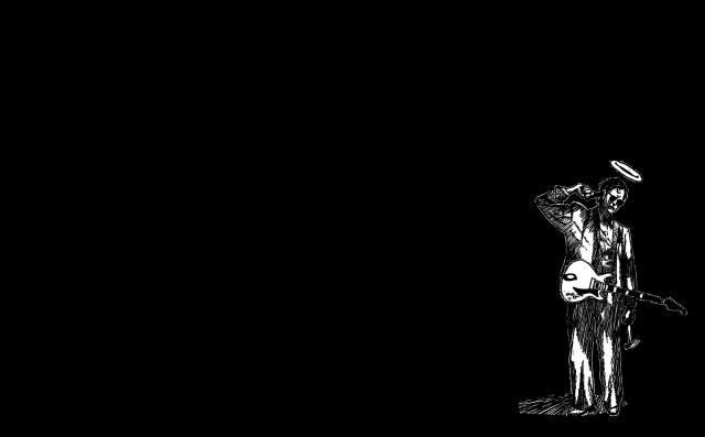 Man hat guitar skull gothic free wallpaper - medium preview image