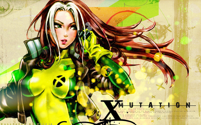 Woman yellow outfit cellphone green free wallpaper - medium preview image