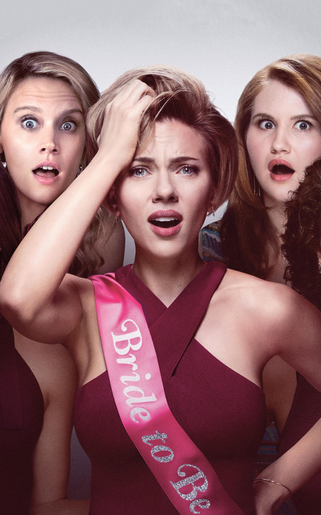 Three women red dresses pink free wallpaper - medium preview image