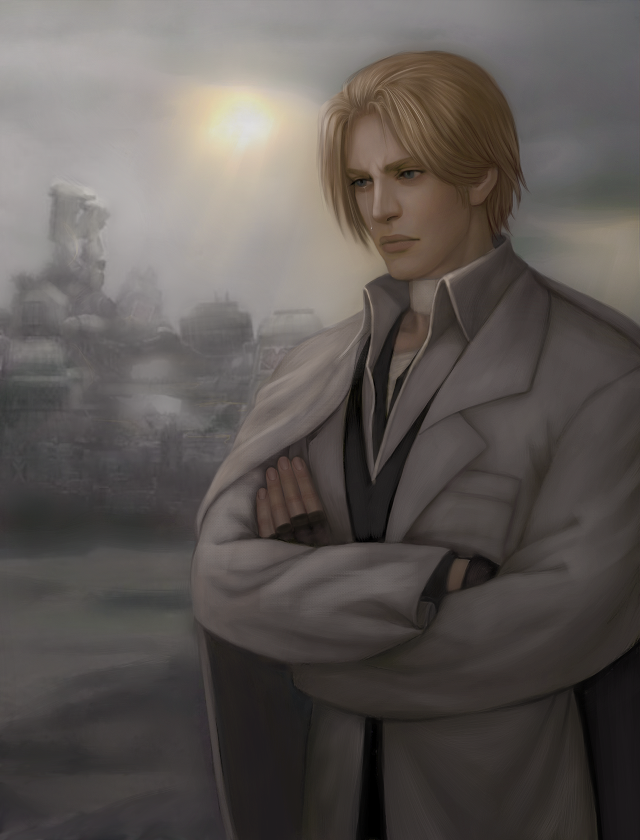 Man suit tie train engine free wallpaper - medium preview image