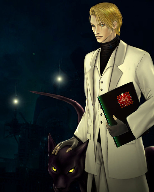 Man coat black cat gothic free wallpaper - medium preview image