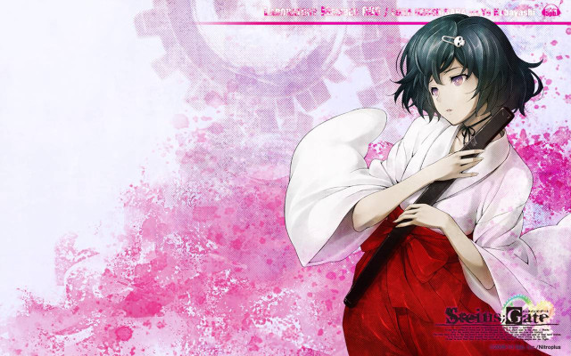 Anime black hair white shirt #2 free wallpaper - medium preview image