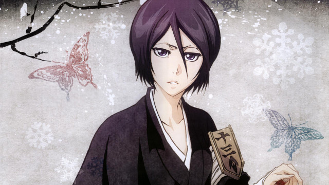 Anime character book butterfly tree free wallpaper - medium preview image
