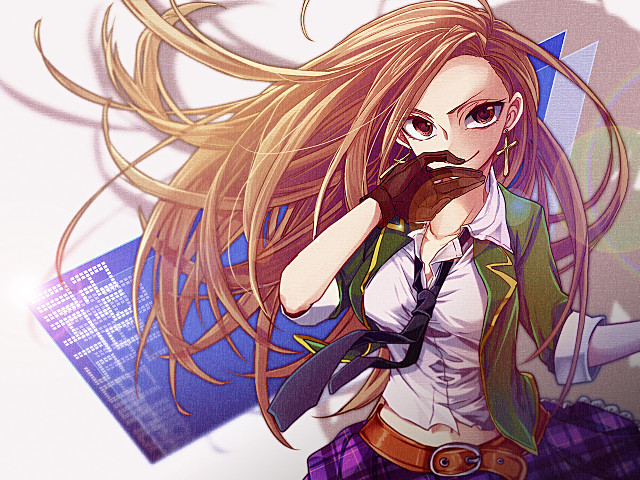 Girl long hair tie cell free wallpaper - medium preview image