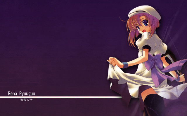 Sailor girl purple umbrella background free wallpaper - medium preview image