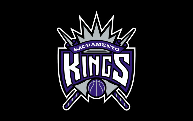 Sacramento kings logo black background free wallpaper - medium preview image